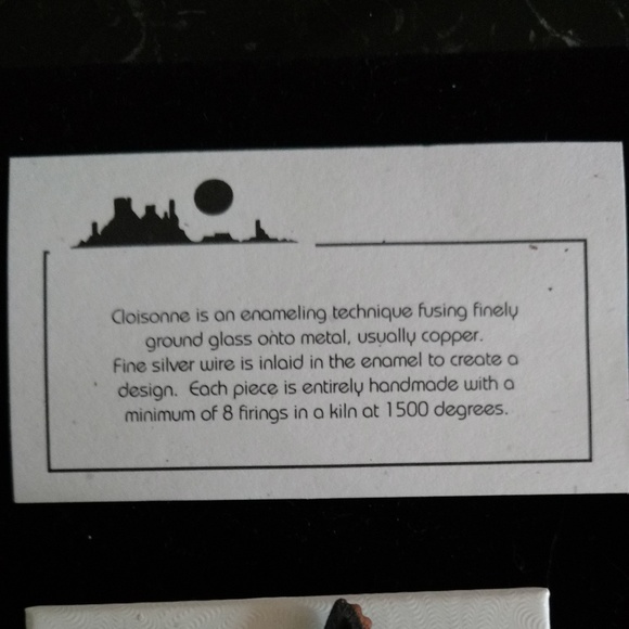 Cloisonne Frog Pin - NWOT - Handcrafted - Picture 5 of 6